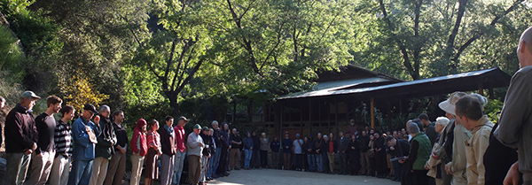 Tassajara morning work circle community