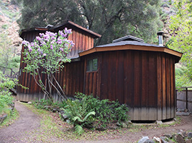 Yurt outside chairs