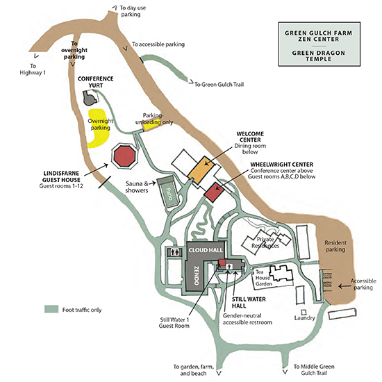 Green Gulch Farms Guest Map