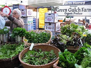 Green Gulch Farm at the farmer's market