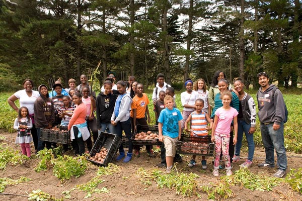 Green Gulch Farm Youth Education Participants