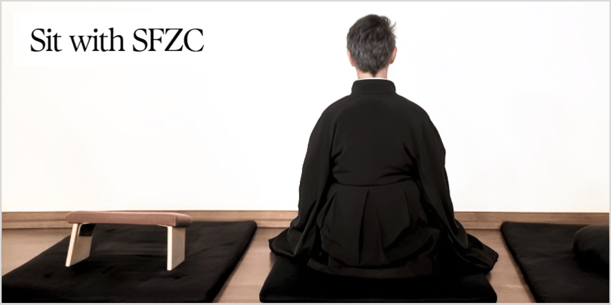 Sit with SFZC - Photo by Nadia