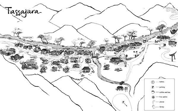 Tassajara map