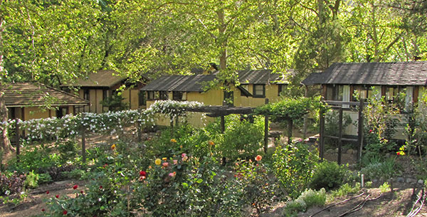 Tassajara Guest Accomodations and garden