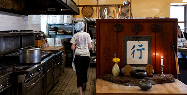 Tassajara kitchen work practice