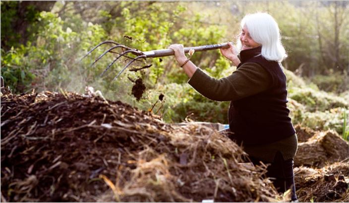 Composting at Green Gulch Farm